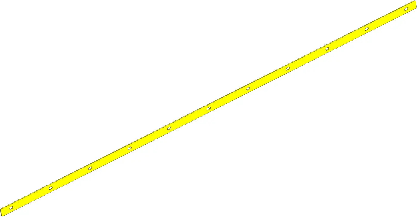 100109604F Держатель резины 2100lg, 11-200 Fl 30*4